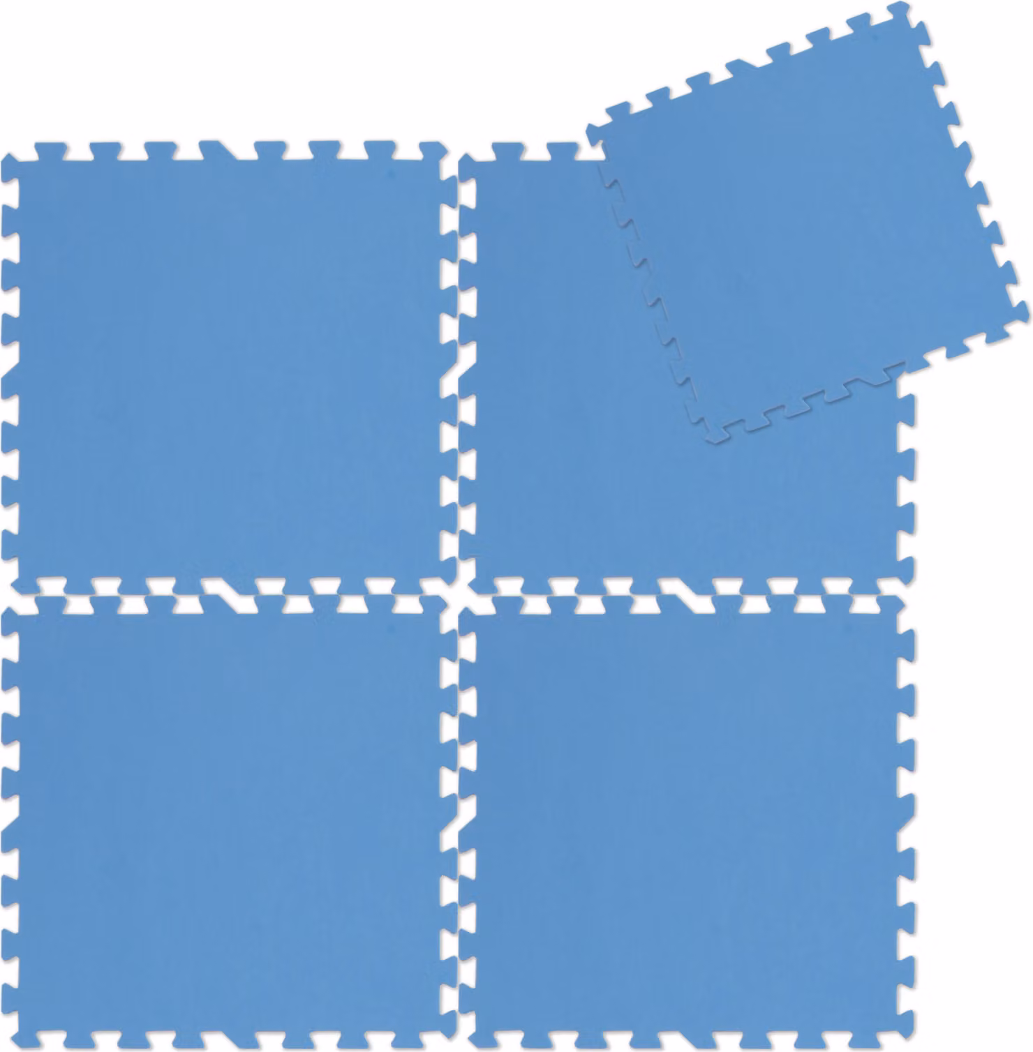 Tappeto sottotappeto per piscine - 8 pezzi da 50x50cm (2m²) - Tappeto di protezione per piscine e vasche per bambini - protegge il pavimento della piscina da eventuali danni