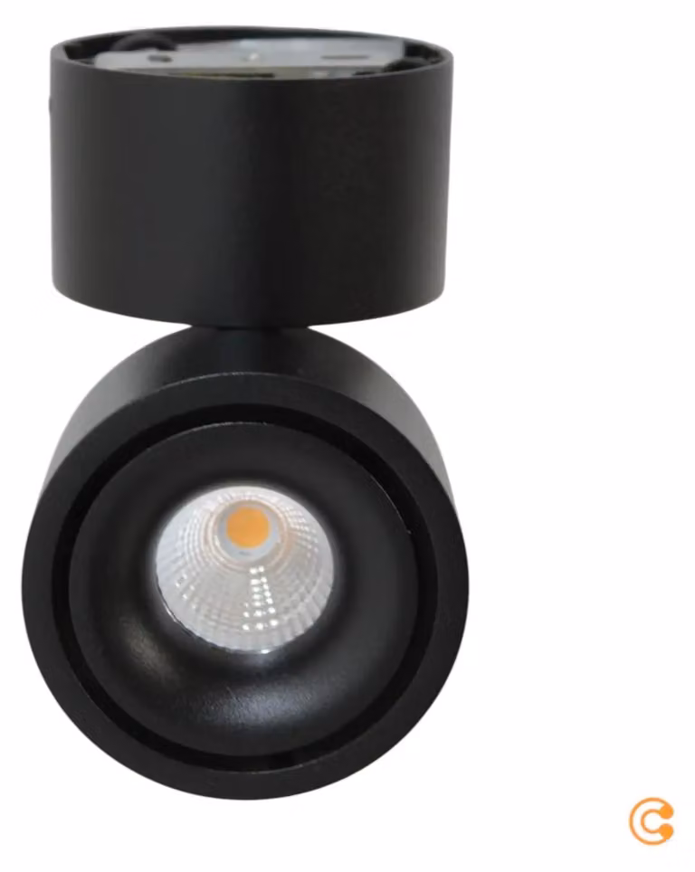 Light Impressions Deko-Light plafoniera Uni II Mini 220-240V AC/50-60Hz 8,00 W 3000 K 600 lm nero scuro RAL 9005 348178