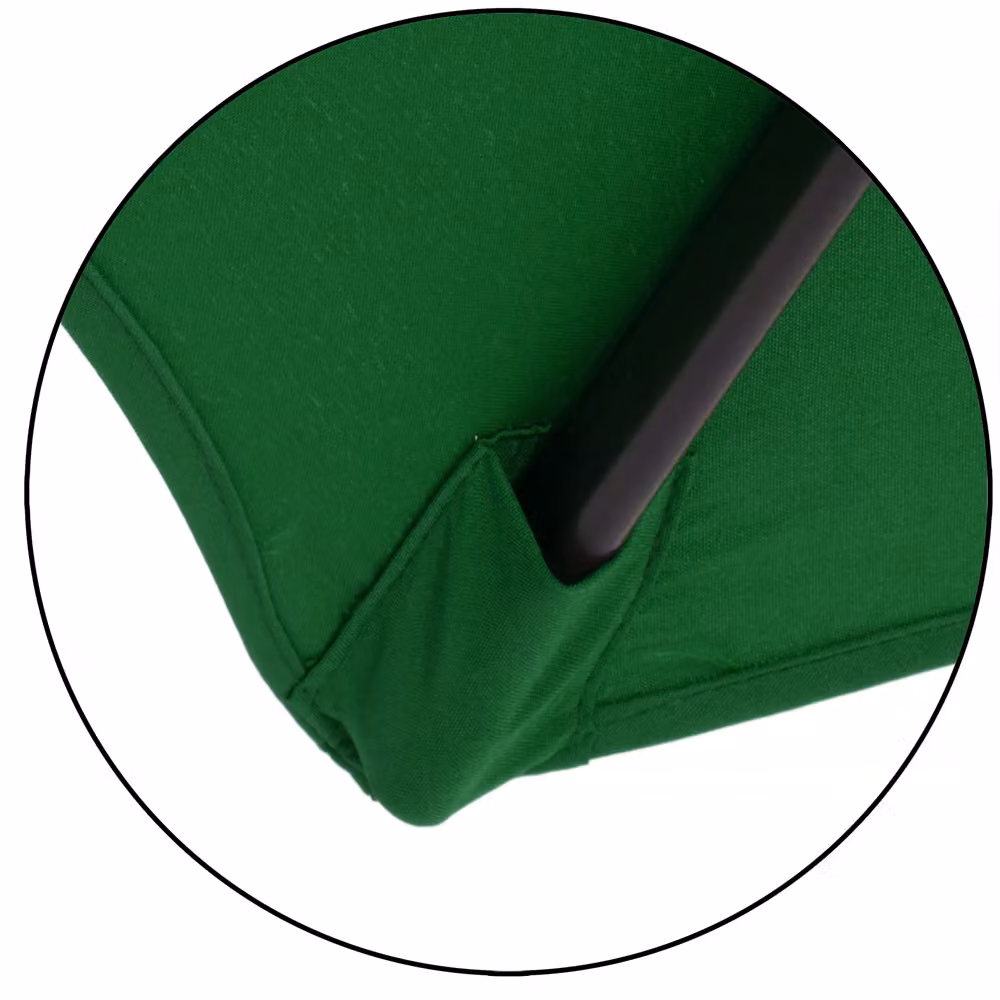 Ombrellone a semaforo Kingsleeve® in alluminio e poliestere verde Ø300 cm con protezione UV 50+ – 3