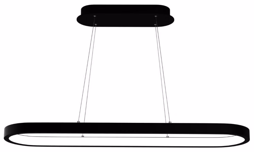 Immax NEO HIPODROMO Apparecchio a sospensione intelligente 120x30cm 66W nero Zigbee 3.0