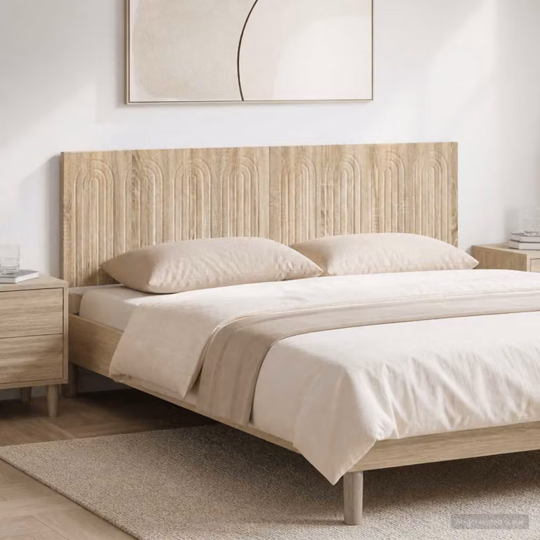 Testiera da muro vidaXL ALKMAAR in legno ingegnerizzato Rovere Sonoma, marrone