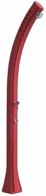 Doccia Solare In Polietilene Happy Beach 28 Litri Con Pulsante Temporizzato E Miscelatore Colore Rossa Cv-F560/3027