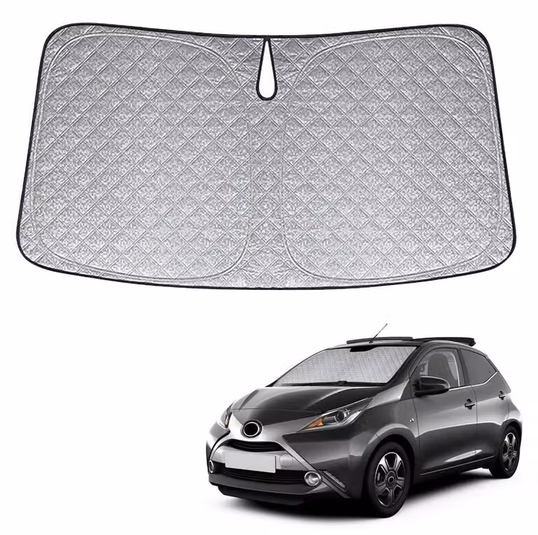 Parasole per parabrezza Toyota Aygo X 2022-2025, pieghevole, protezione UV, a 6 strati, in poliestere