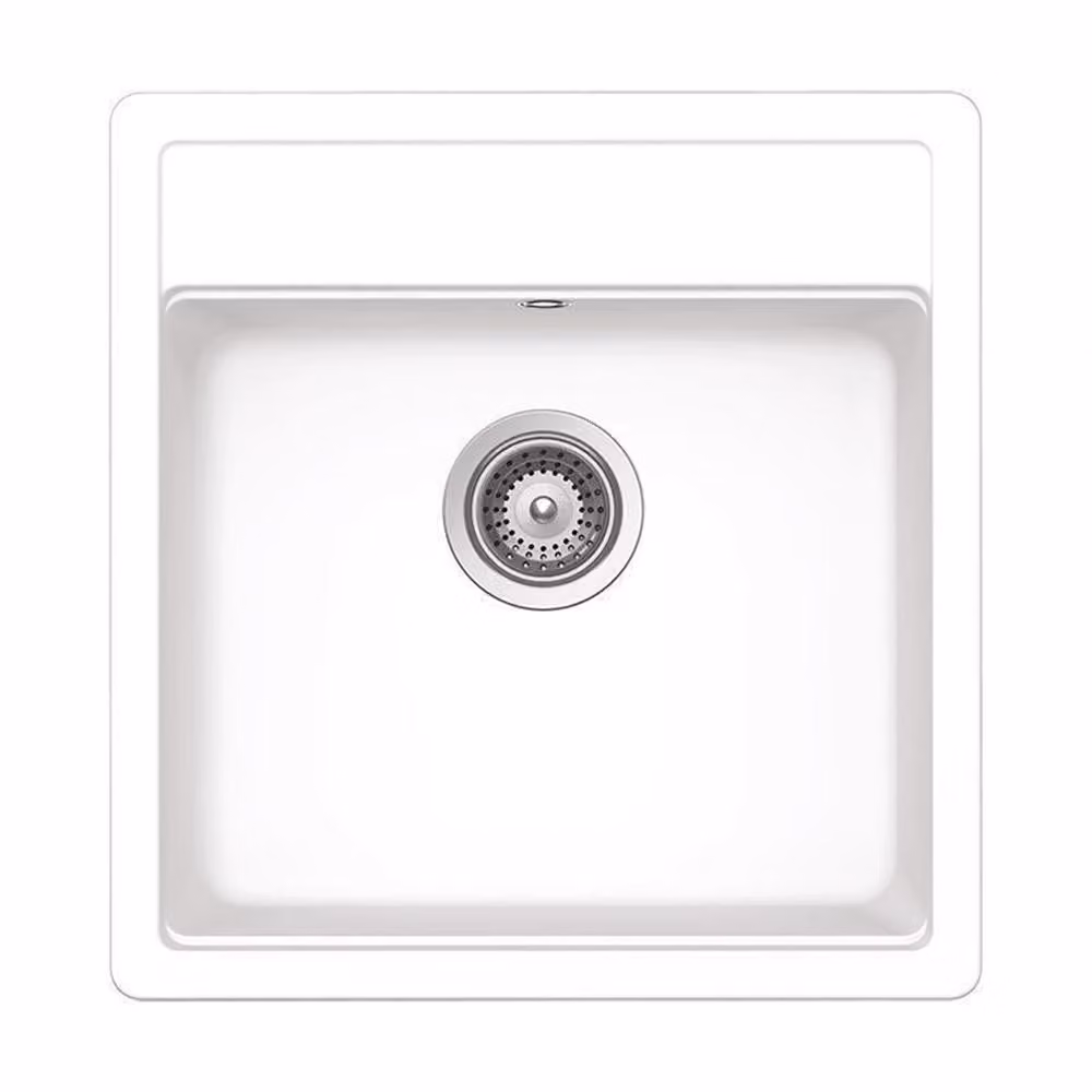Schock Cristadur Mono N-100 S U Linea Verde Giorno Lavello sottopiano con funzionamento ad eccentrico