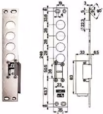 Contropiastre Elettriche Mottura 94077 28 Dx Colore Argento