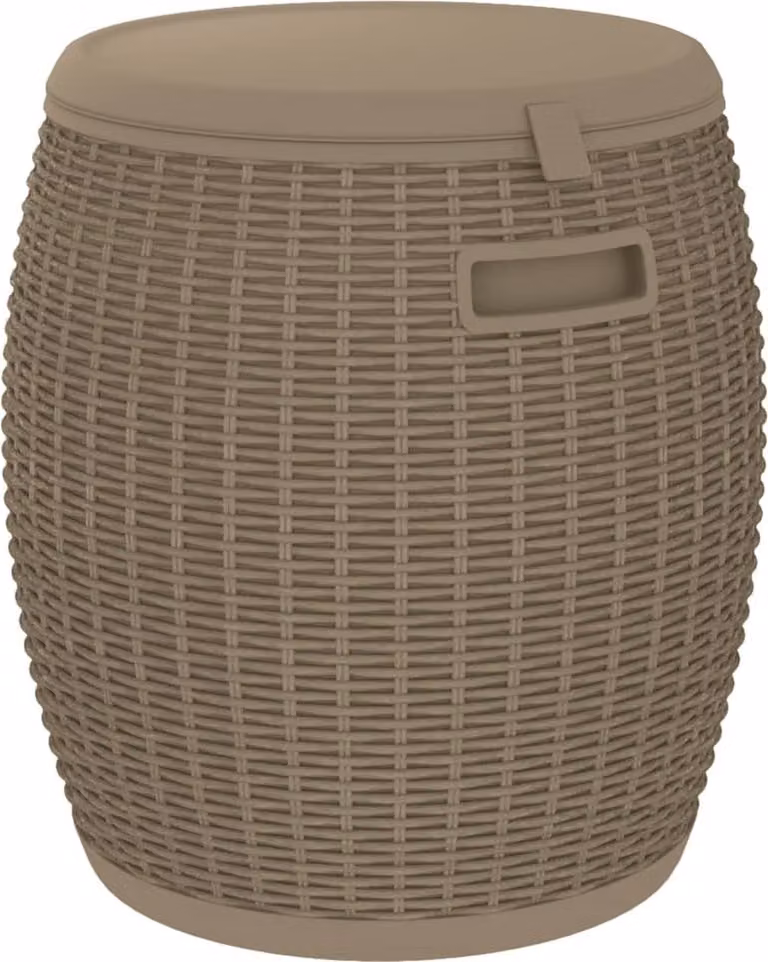 Contenitore da Giardino 4 in 1 Polipropilene Marrone Chiaro