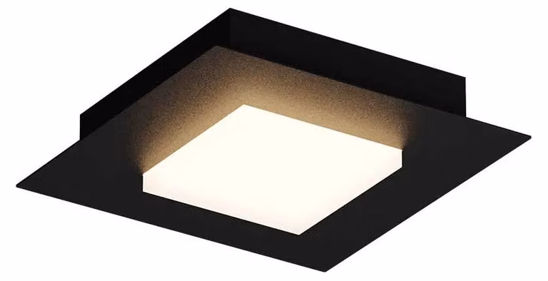 TATAMI PL LED – Larghezza 20, Altezza 5 cm, 16 W - Nero