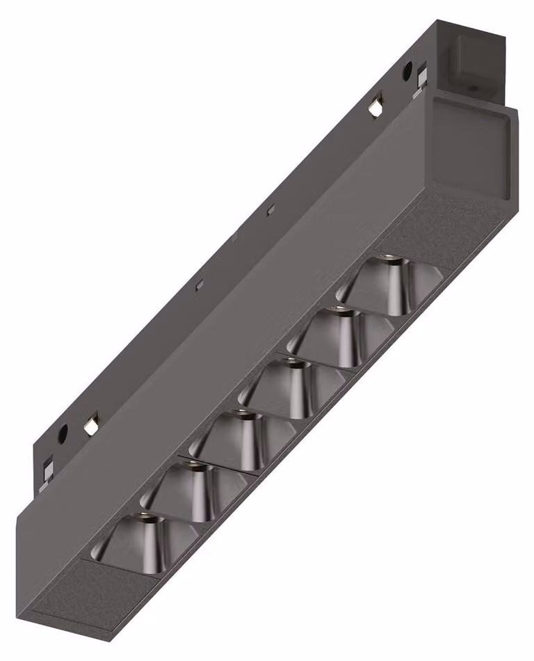 Sistema Lineare EGO 7W LED Luce Calda 3000K Finitura Nero Ideal Lux