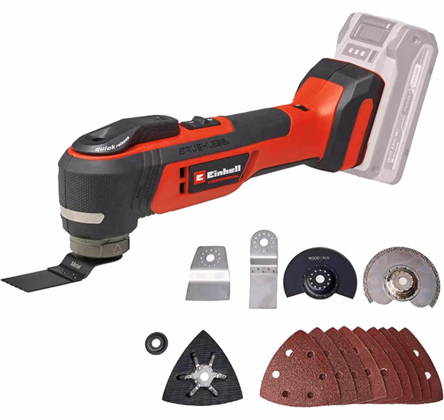 Utensile multifunzione a batteria Einhell TP-MG 18 Li BL - Solo Power X-Change