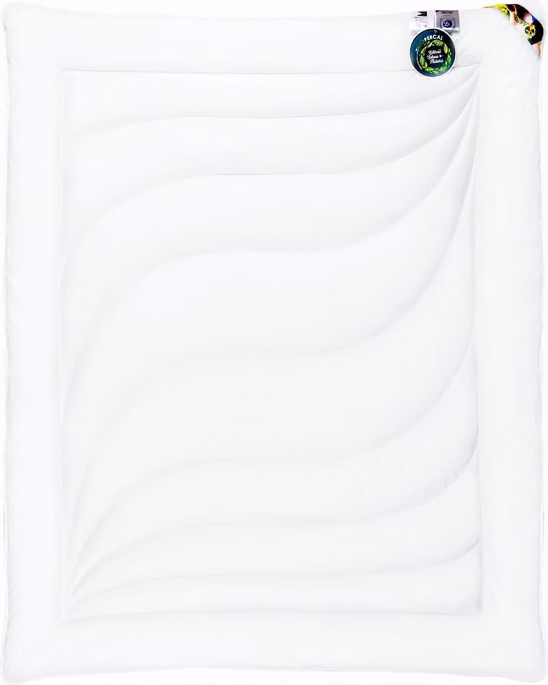 Piumino 100 % percalle, 155 x 200 cm, caldo, 1400 g, esclusiva