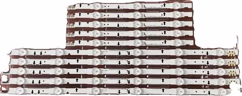 Striscia di retroilluminazione a LED, lunghezza 84 cm, materiale in rame, alimentazione a corrente continua, compatibile con diversi modelli, dimmerabile