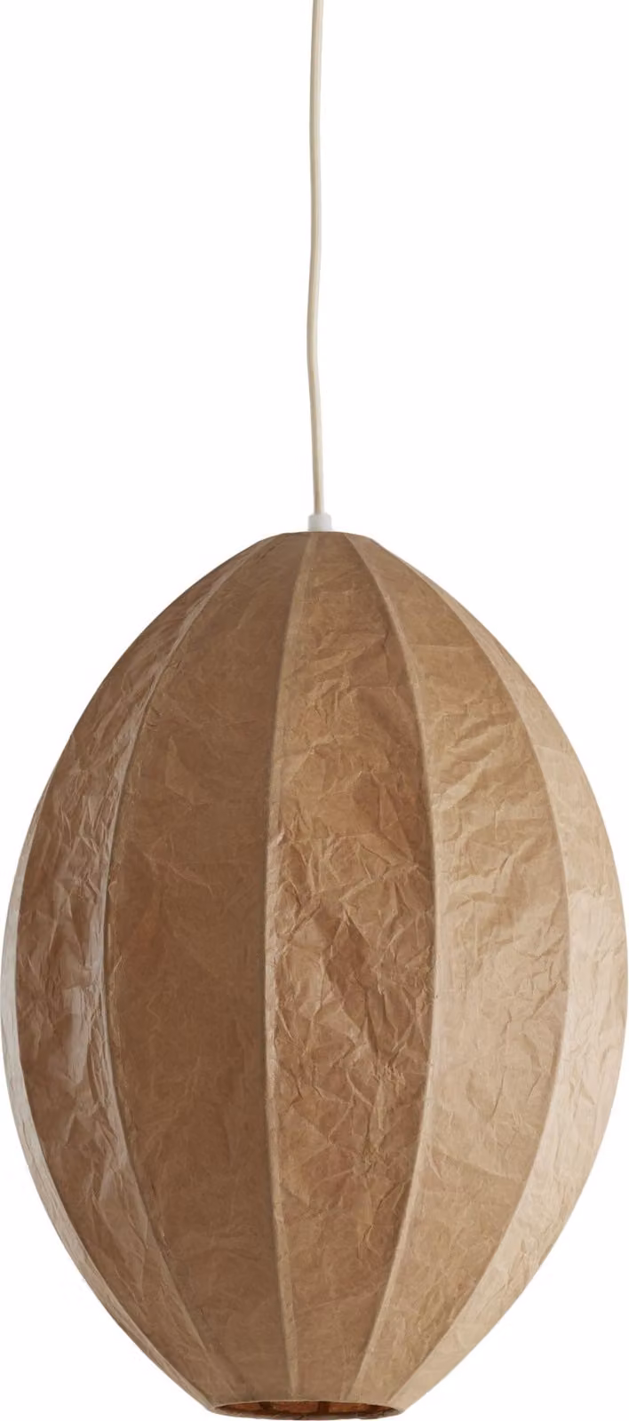 Lampada a sospensione - naturale - Milatos - tessile - E27 - 2984682 - Light & Living