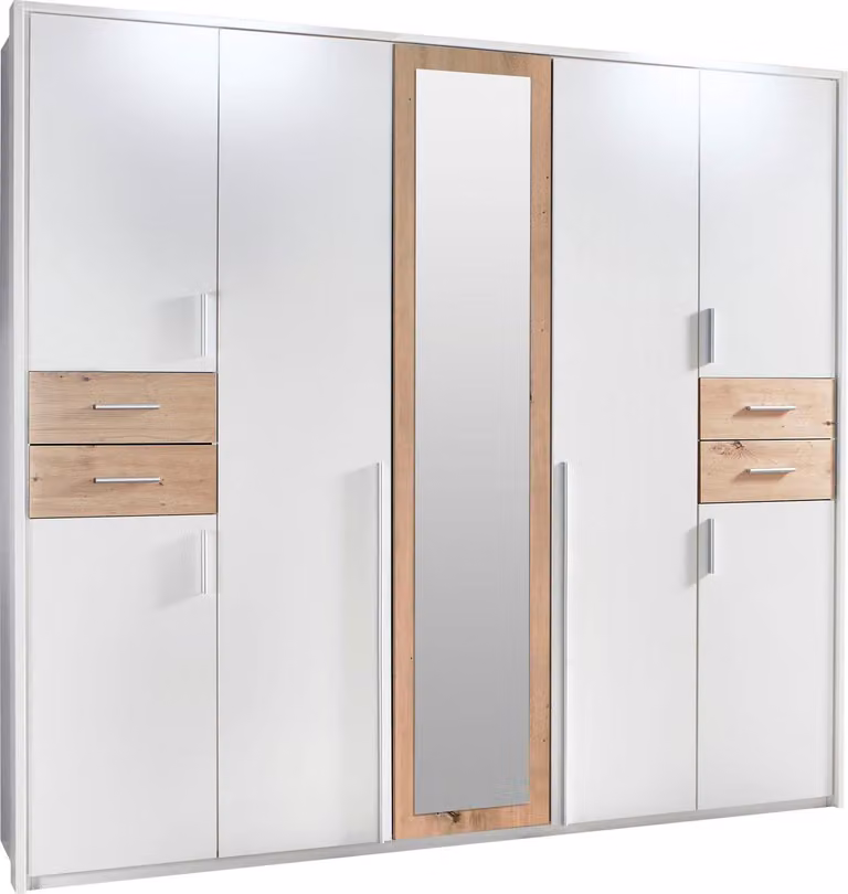 Armadio Vegas Armadio per la camera da letto design selezionabileBianco / Rovere artigianale