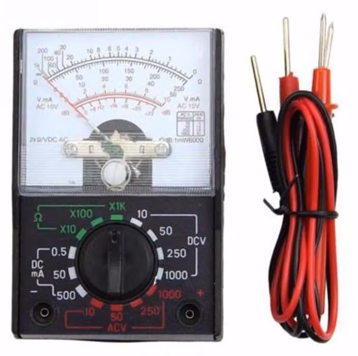Multimetro analogico miniaturizzato da 110A, portatile e con diverse funzioni di misurazione