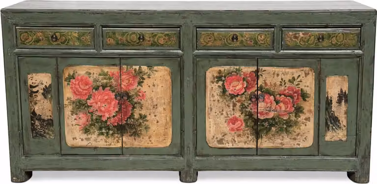 Fine Asianliving Comò cinese Credenza cinese Armadi cinesi Mobili cinesi Armadio Orientale Asiatico 203x85x43