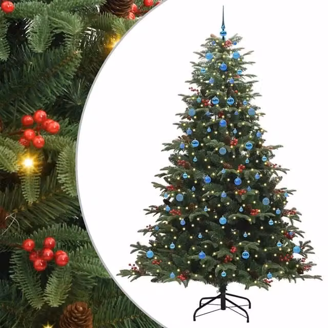 Albero di Natale | Decorazioni natalizie artificiale con 300 LED Verde 240 cm