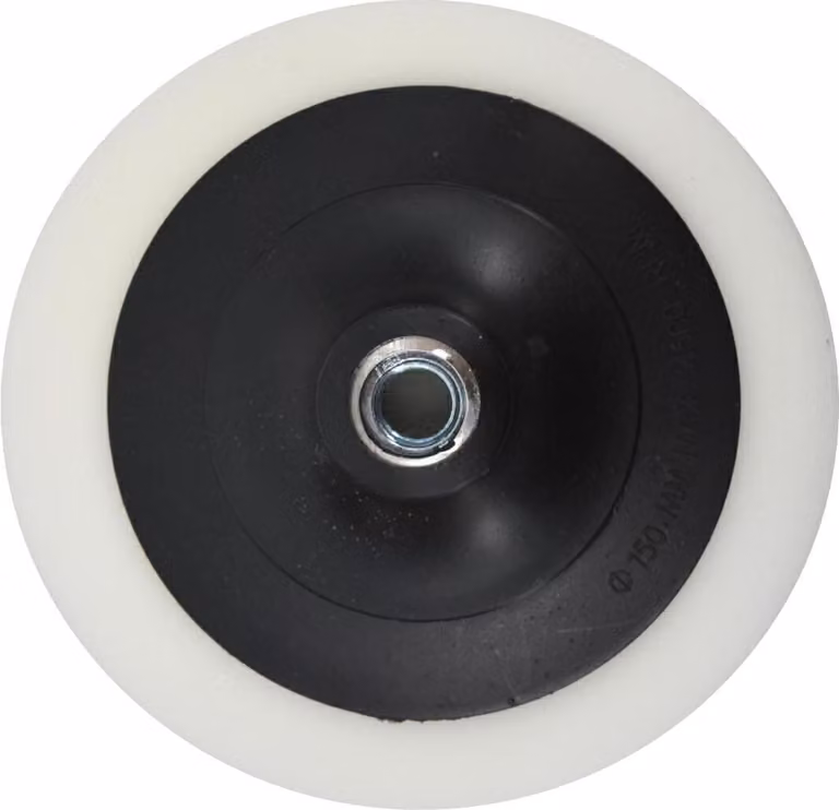 AWTOOLS, disco abrasivo da 180 mm, spugna bianca, attacco M14, durezza elevata