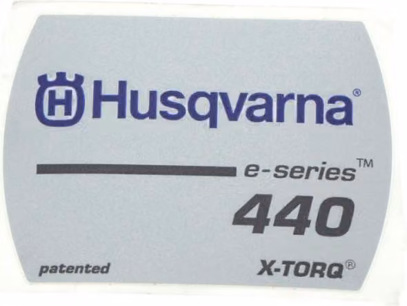 Adesivo per sega 440E Husqvarna 544463601