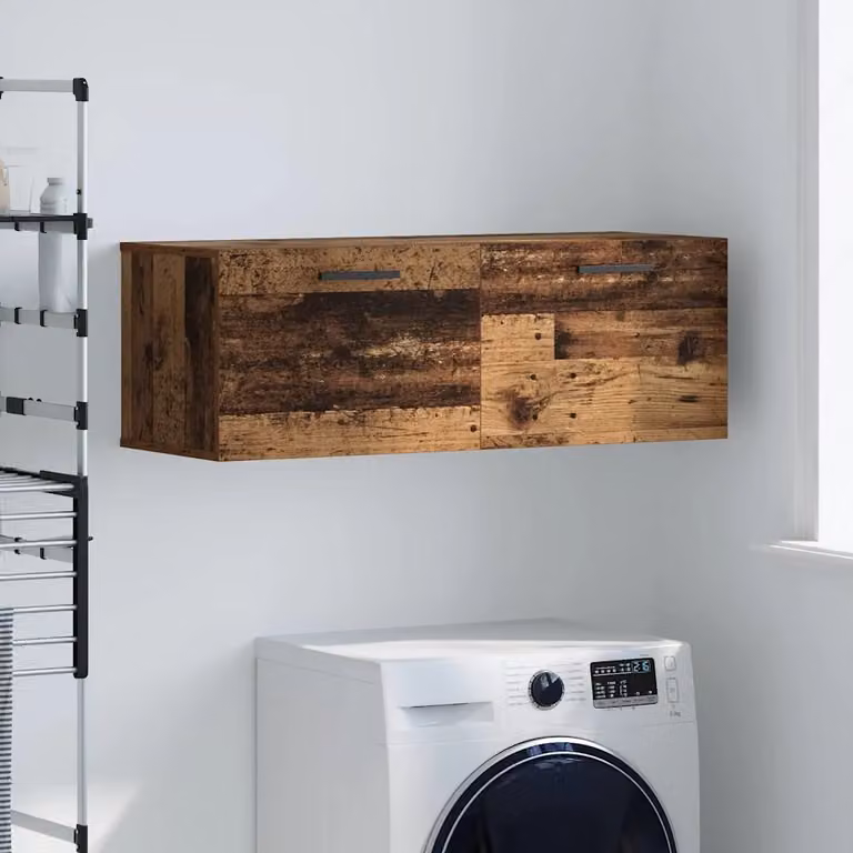 Armadietto a muro moderno vidaXL in legno marrone con ripiani interni L: 100 cm, P: 36.5 cm, H: 35 cm