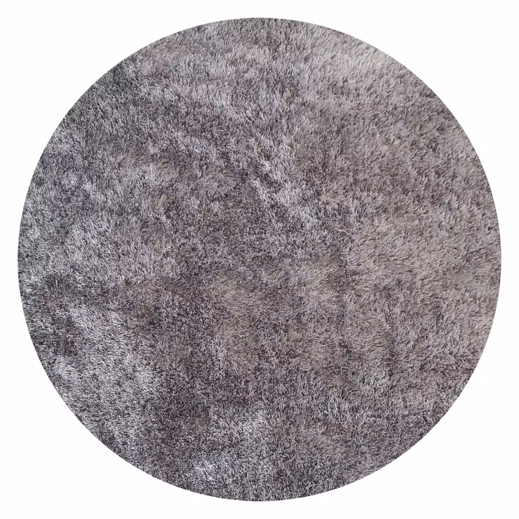 Tappeto da bagno DMORA Grigio, 67 x 67 cm, 100% Poliestere, Altezza pelo 35 mm – 2