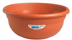 Vaso pianta Stefanplast in plastica colore marrone Ø 40 cm, H 15 cm