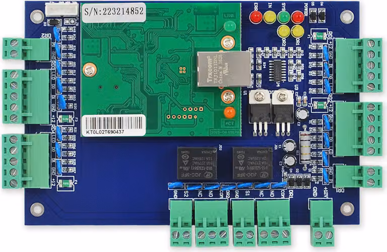 AC800NT2 - Solo PCB - Unità di controllo per 2 porte - Solo PCB + SW