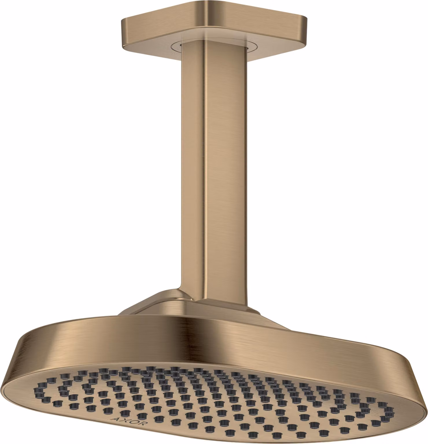hansgrohe AXOR ShowerSphere Douche de tête 250/160 1jet EcoSmart avec raccordement au plafond, 6 l/min, 39771140, 39771140