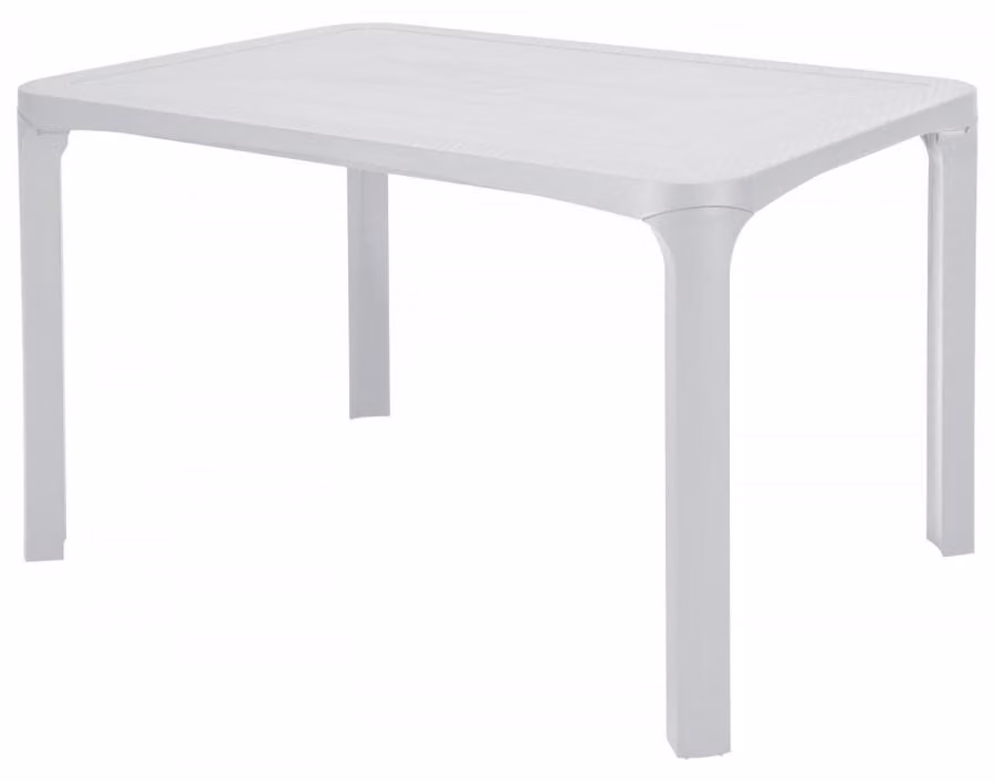 Tavolo ole' rattan 80x120 – Bianco – Grand Soleil