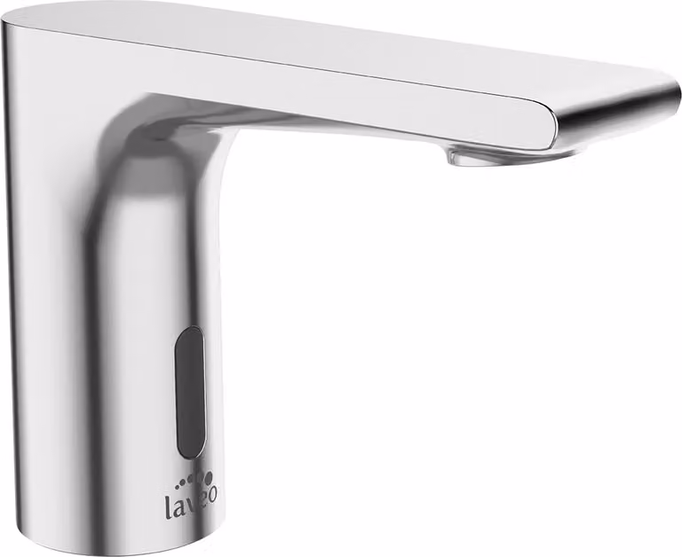 Miscelatore automatico per lavabo con sensore a infrarossi e controllo esterno della temperatura
