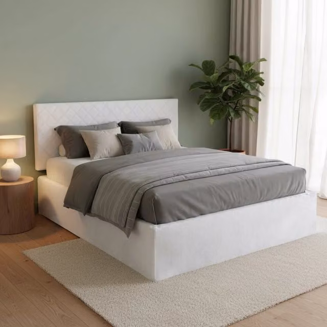 Letto Matrimoniale Alfredo Talamo Italia Bianco L/P: 160 x 200 cm – 1