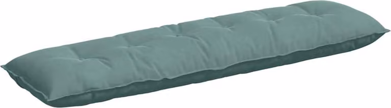 Cuscino per Schiena Verde Mare 180 x 50 cm Tessuto in Cords