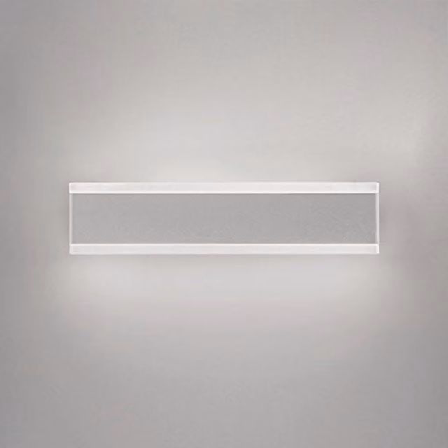 Zafferano Riga Lampada da Parete e Soffitto LED Dimmable IP54 in Alluminio Bianco Opaco con Luce Up and Down – 1