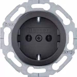 Berker MAN0100917, Tipo F, Nero, Duroplast, IP20, 250 V, 16 A
