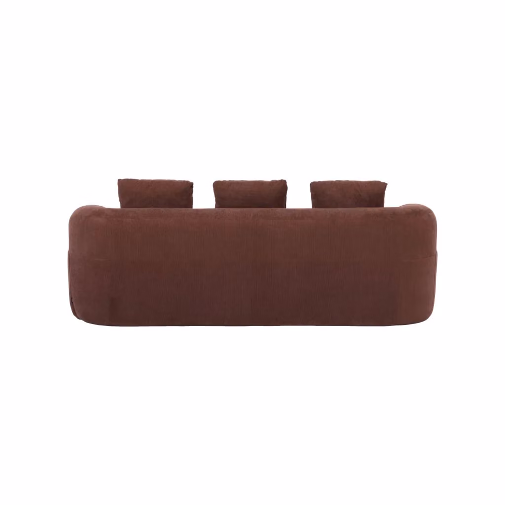 Divano a 3 posti SWEEEK in tessuto rosso, design moderno per il tuo soggiorno – 2