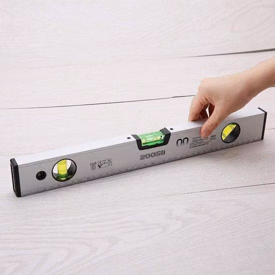 Livella magnetica di precisione in lega di alluminio - 400 mm con divisore