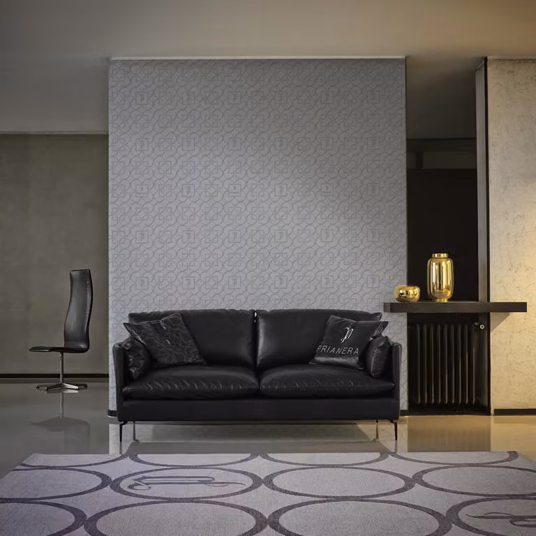 Sofa 3 Sitz Sofas Sitz Design Couch Dreisitzer Luxus Möbel Stil Leder Prianera