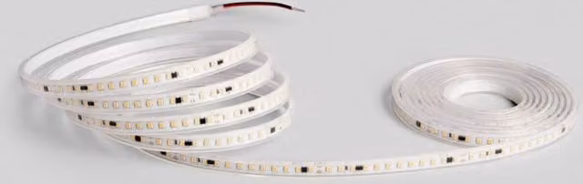 Striscia LED SMD INTEC STRIP220V-2835-15F da 20 Metri, Luce Bianca Fredda 6500K, 15W/m, 1800LM/m, IP65, Tagliabile