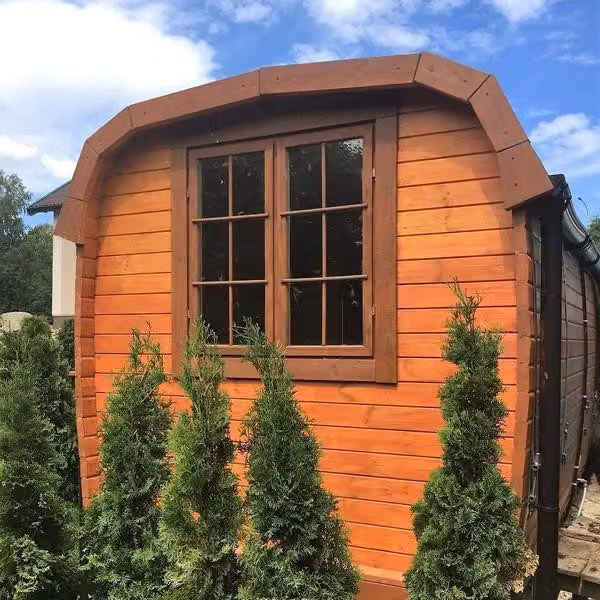Holzsauna Außensauna Holz Kiefernholz Saunahaus Saunatonne Sauna