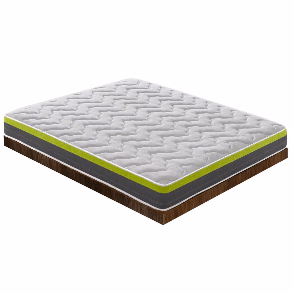 Materasso Singolo KingDream Ibrido in Memory Foam Bianco, Antibatterico e Termoregolatore, Rigidità H4, L/P/H: 90 x 200 x 30 cm – 2