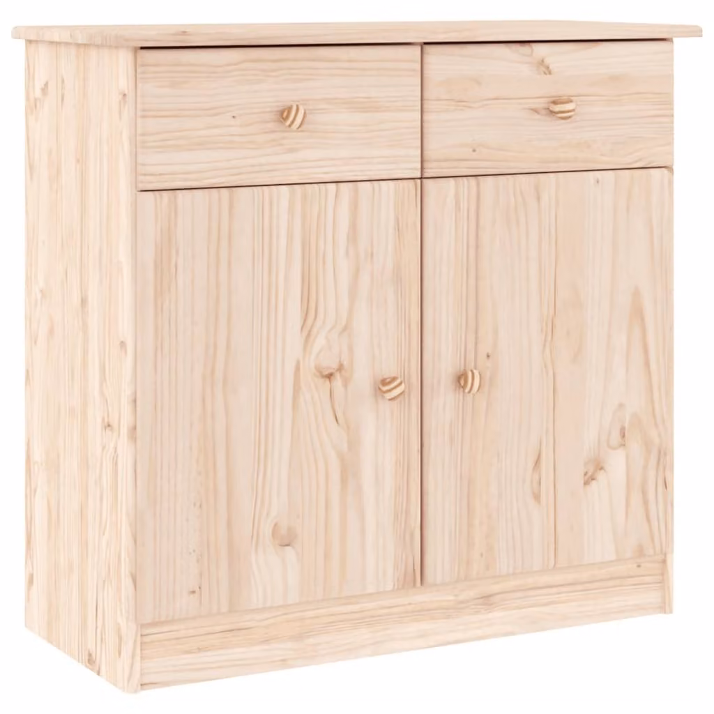 Credenza ALTA 77x35x73 cm in Legno Massello di Pino
