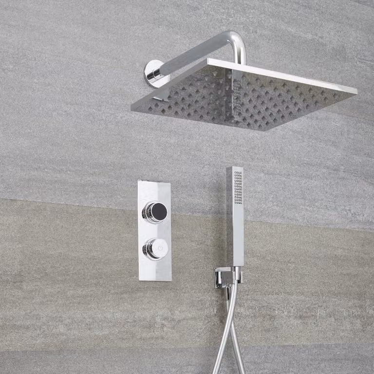 Doccia Digitale con Soffione Quadrato 300mm- Doccetta - Controllo smart - Esperienza SPA - Narus