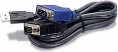 KVM Switch Trendnet con cavo USB e VGA da 4,5 m, Nero