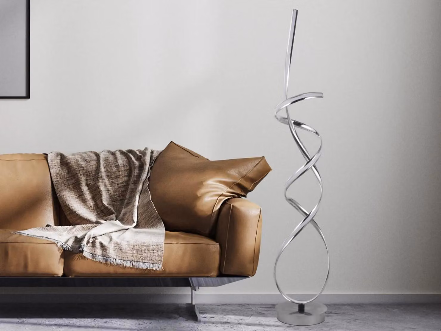 Lampada da terra LED NEDES, design, 80W - JF2302/CH