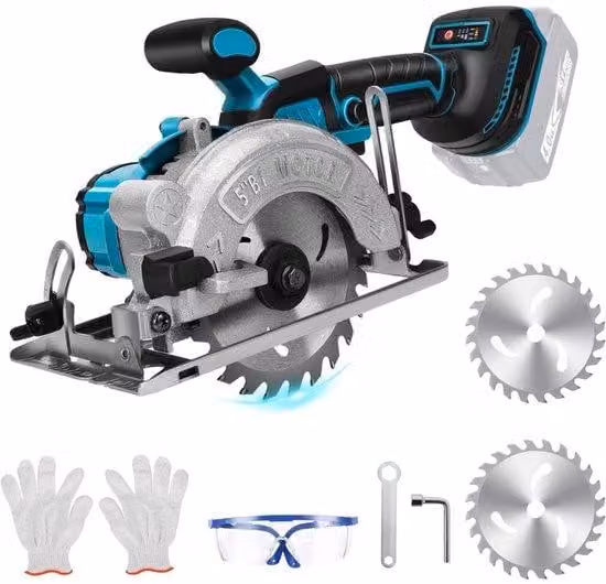 Sega circolare elettrica con guida a binario - Sega circolare per diverse applicazioni - Seghe per legno e metallo