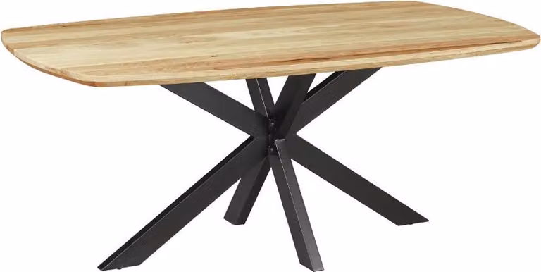 In And OutdoorTavolo da pranzo Serino - 180x100x76cm - Rovere - Rettangolare - Moderno - Tavolo da sala da pranzo