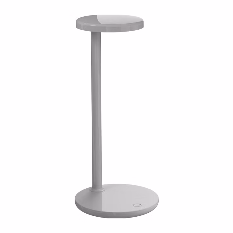 Flos - Oblique - Lampada da tavolo - Grigio Lucido