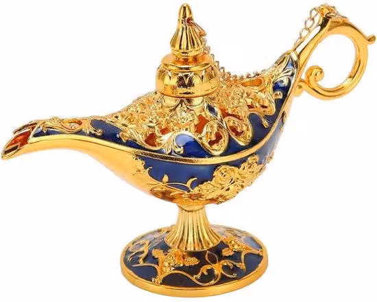 Lampada decorativa vintage, multifunzionale, con design a rilievo e realizzata con materiali durevoli