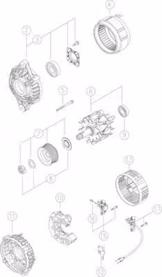 Alternatore 200A