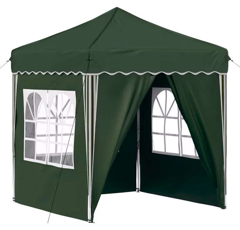 Tenda per feste a pop-up 195 x 195 x 245 cm Verde