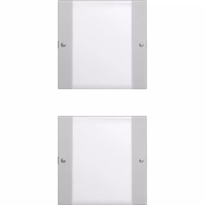 Set di pulsanti a bilanciere Gira 2f (1+1) sistema BSF 55 trasparente/grigio m 2132015